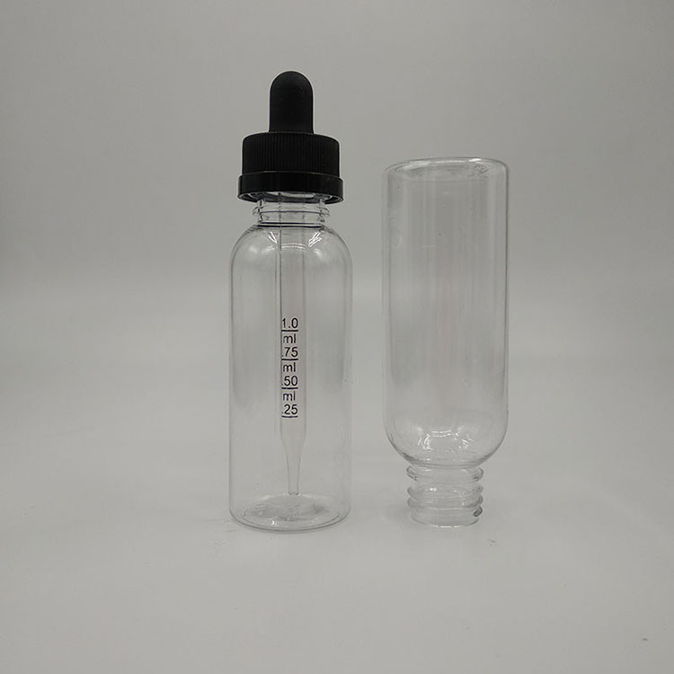 Smooth Surface Plastic Dropper Bottles For Liquid Products In Glass Containers