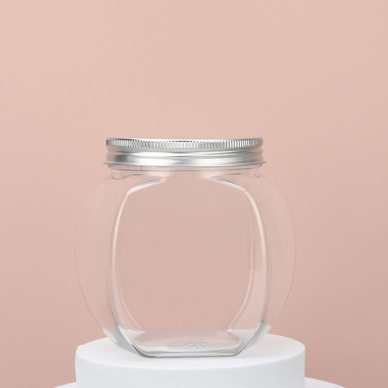100 Diameter Transparent Plastic Storage Jars Ideal for Any Space and Storage Needs