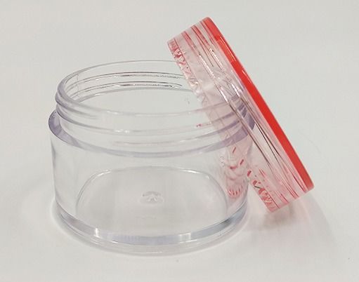 Customized Plastic Beauty Jar Designed with Pressure Sensitive Gasket Sealing Ensuring Safe and Leak Proof Cosmetic Packaging