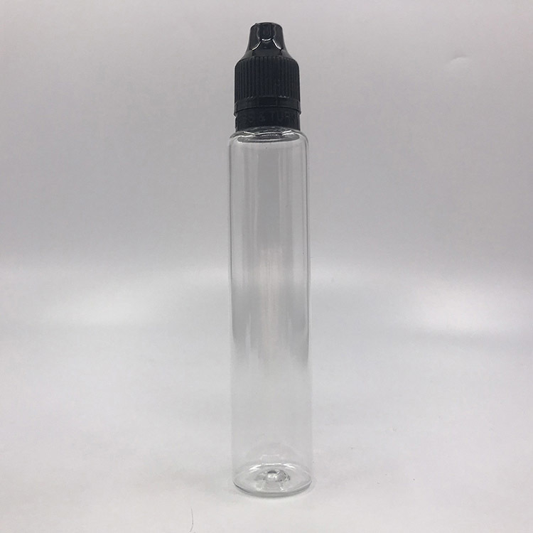 Transparent E Liquid Bottle with 18mm Neck Size and 10ml 15ml 30ml 60ml 80ml 100ml Capacity