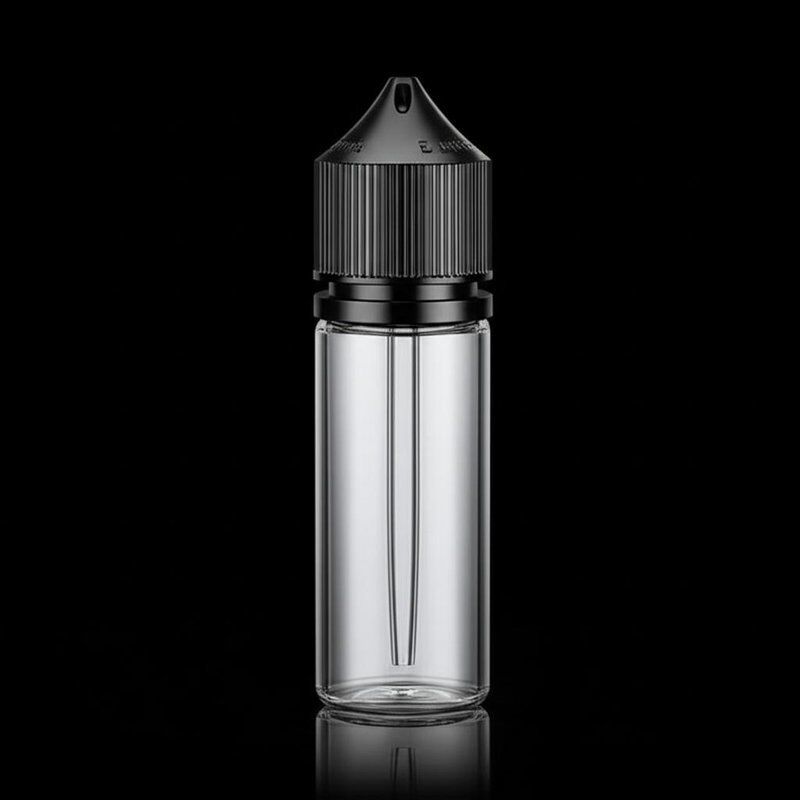 Customized logo E liquid bottle featuring screen printing surface handling ideal for e juice packaging and vaping liquid storage