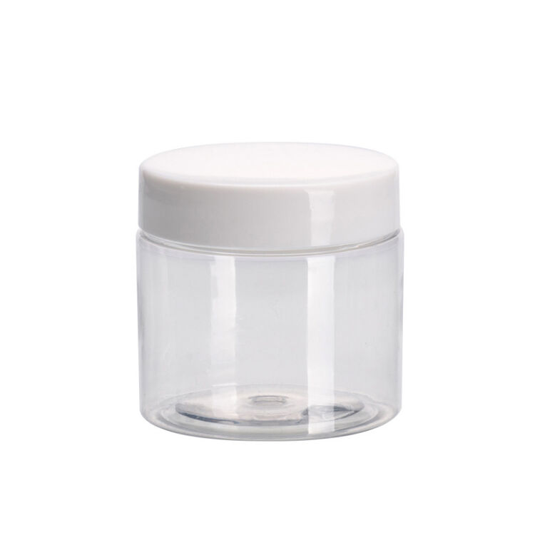 Plastic Jars Featuring Capacity 2oz 3oz 4oz 5oz 6oz 7oz 8oz Suitable for Storing Creams Lotions Powders and Food Products