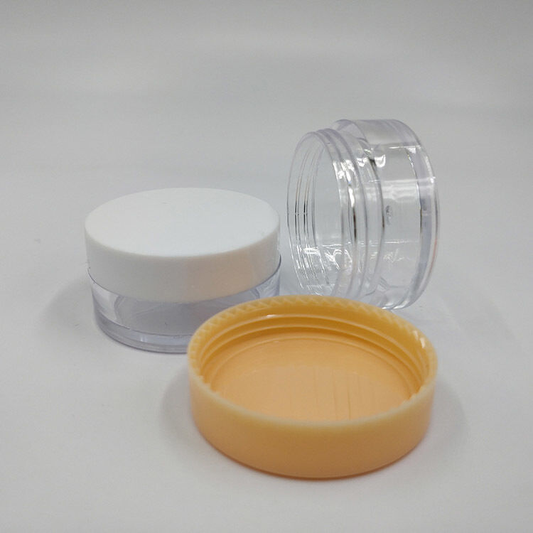 Aluminum Foil Gasket Plastic Cosmetic Jar Customized Printing Perfect Container for Skincare Creams Lotions and Cosmetic