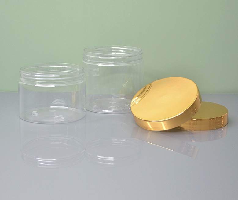 Customization Plastic Jar Containers Featuring Aluminum Lid in Capacities 2oz 3oz 4oz 5oz 6oz 7oz 8oz Suitable for Various Packaging Needs