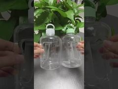 500ml Plastic Juice Bottle with Handle Juice Milk Tea Storage Containers Refillable Plastic Beverage