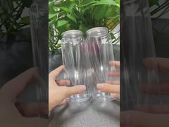 250ml 330ml 500ml PET Plastic Transparent Soda Drink Can For Beverage