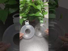 Donut Shaped Plastic Milk Tea Juice Bottles Drinking Container Cup