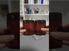 Wholesale Custom Luxury Empty Plastic Cream Cosmetic Jar with Lids