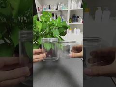 PET Plastic Storage Jars Easy-Tear Pull-Off Lids Seal Food Container