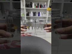 Empty Storage Bottles Jars Container with Aluminum Lids for Grain Nut Storage