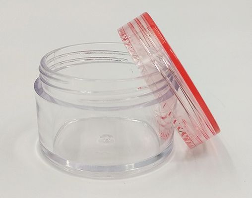 Customized Plastic Beauty Jar Designed with Pressure Sensitive Gasket Sealing Ensuring Safe and Leak Proof Cosmetic Packaging
