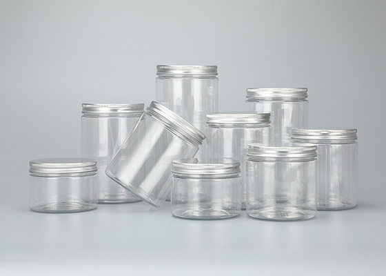 280ml Aluminum Cap Wide Mouth Plastic Jar Containers With Lids 32g