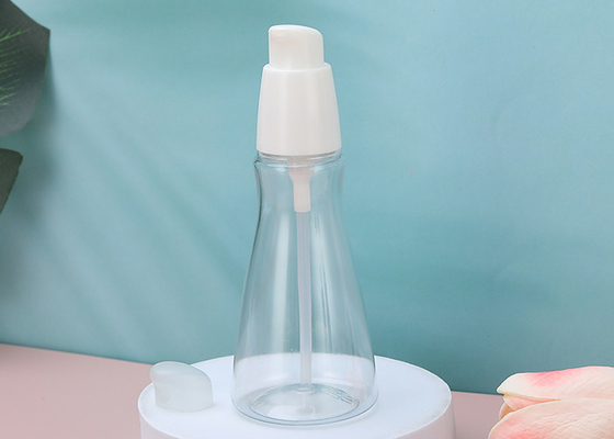 ISO9001 Plastic Lotion Bottles 70ML Clear PET Bottle Non Toxic