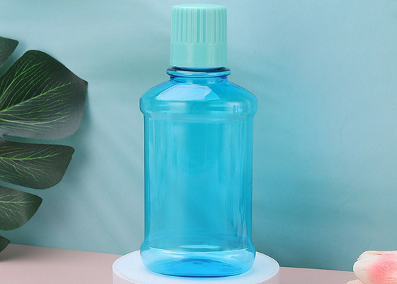 BPA Free Empty Plastic Mouthwash Bottles 250ml With Caps